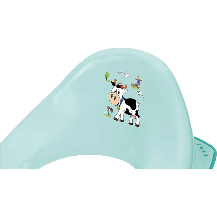 Premium Kinder-Toilettensitz Funny Farm aquamarin für Kleinkinder stabiler WC-Sitz mit Anti-Rutsch-Funktion – Bild 3