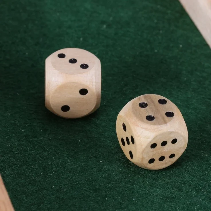 Philos 3282 - Shut The Box, 12er für 1-2 Personen, Würfelspiel, Holz – Bild 2