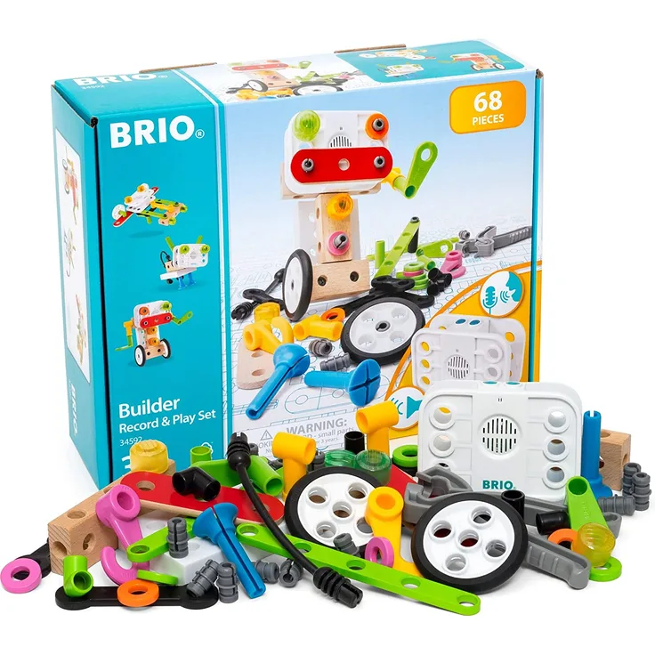 BRIO® 34592 - Builder Soundmodul-Konstruktionsset, 67-teilig