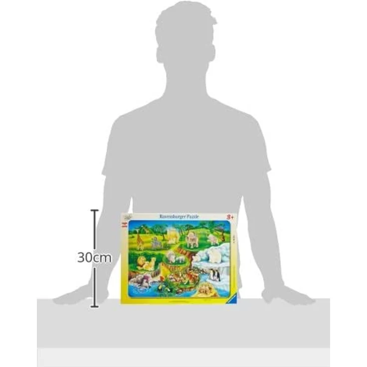 Ravensburger Kinderpuzzle 06052 - Zoobesuch - Rahmenpuzzle – Bild 6