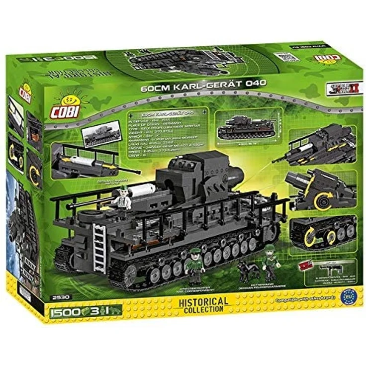 COBI 2530 - Karl Gerät 040 ADAM WW II Mörser – Bild 2