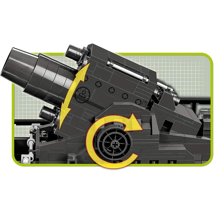 COBI 2530 - Karl Gerät 040 ADAM WW II Mörser – Bild 7