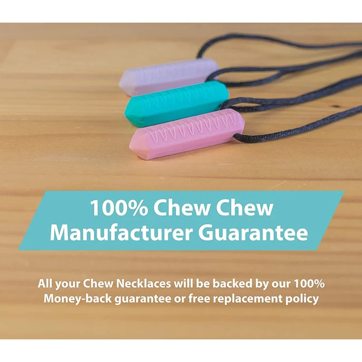 Tilcare Chew Chew Sensory Kauen Halskette - Am besten für Kinder oder Erwachsene, die gerne beißen oder Autismus haben - Langlebiges und starkes Silikon-Kauspielzeug - Kaukette für Jungen und Mädchen - Preisvergleich – Bild 7