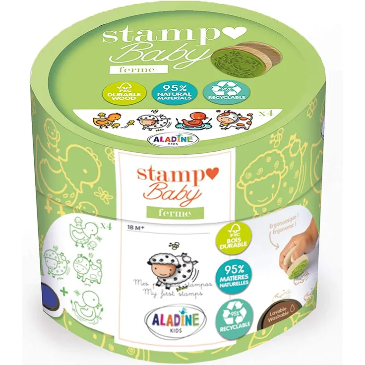 ALADINE 03150 Baby Stempel Bauernhof ECO