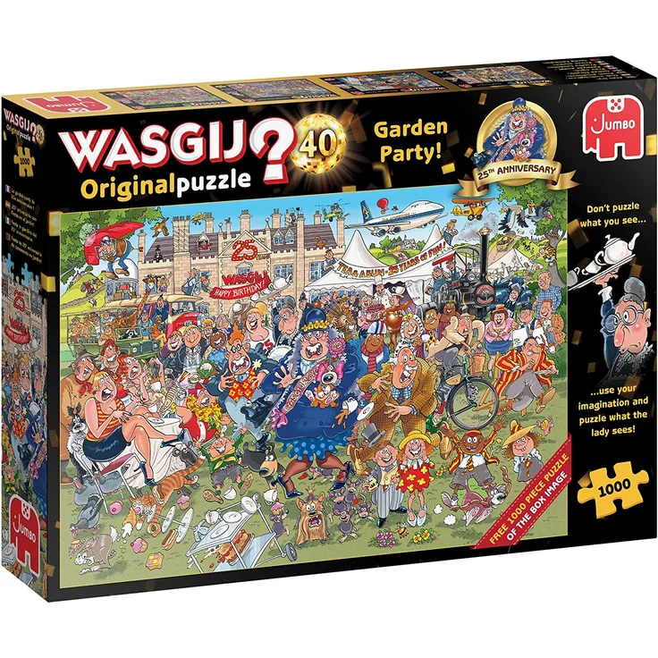 Jumbo 25019 Wasgij Original 40 Garten Party 25 Jahre Jubiläumsedition