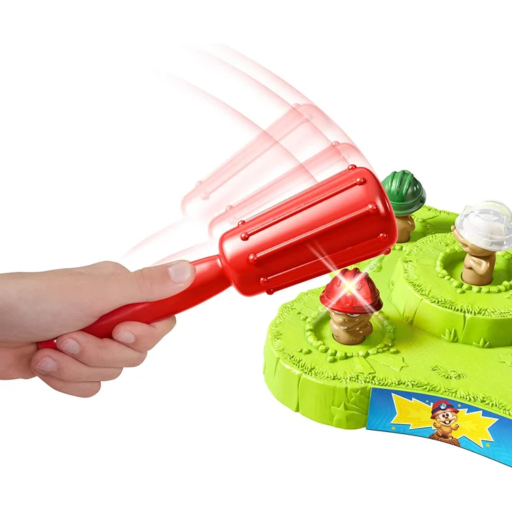 Mattel Games GVD47 - Hau den Maulwurf! Kinderspiel mit Hämmern, Lichtern und Geräuschen, für Kinder ab 4 Jahren – Bild 6