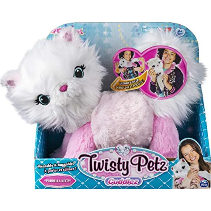 Twisty Petz Cuddlez 6054693 Purella Kitty, verwandlungsfÃ¤higes PlÃ¼schtier, ab 4 Jahren