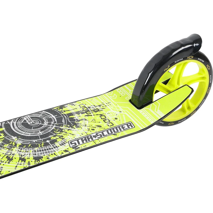Star Scooter Roller Alu City XXL 205mm - Schwarz Grün – Bild 5