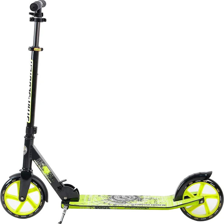Star Scooter Roller Alu City XXL 205mm - Schwarz Grün – Bild 2
