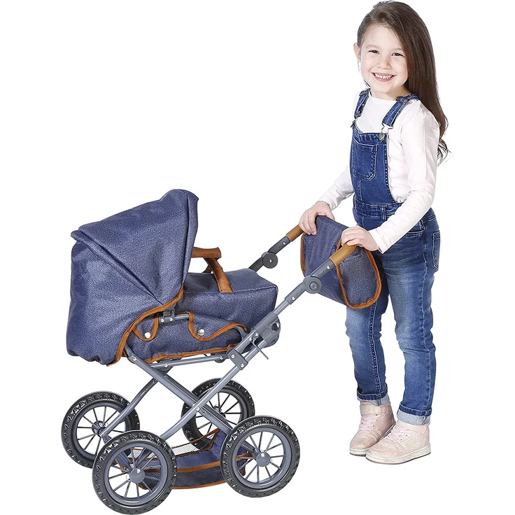 KNORRTOYS.COM 63130 Knorrtoys 63130-Puppenwagen Ruby-Dark Blue Puppenwagen – Bild 13