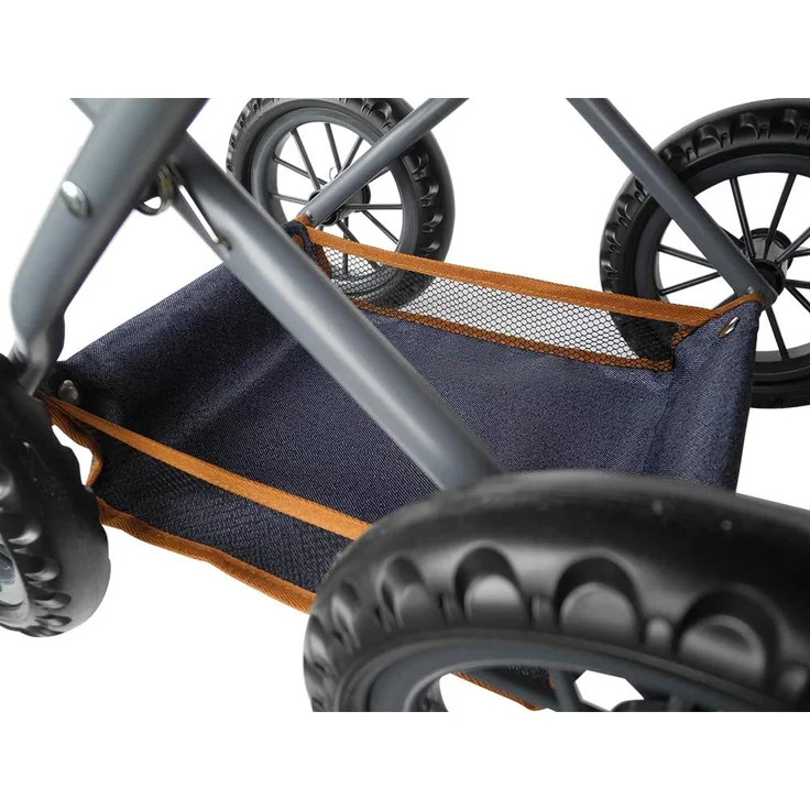 KNORRTOYS.COM 63130 Knorrtoys 63130-Puppenwagen Ruby-Dark Blue Puppenwagen – Bild 6