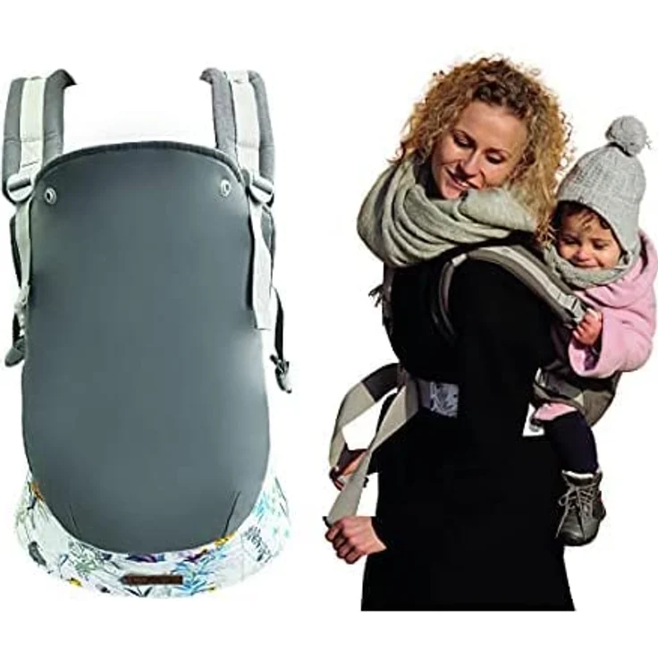 MOMI COLLETE Babytrage ab 3 Lebensmonat für Babys und Kleinkinder bis max 20 kg Körpergewicht mit Kapuze einer Köpfchenstütze für das Baby optimale Anpassung mit 6 Einstellpunkten – Bild 2