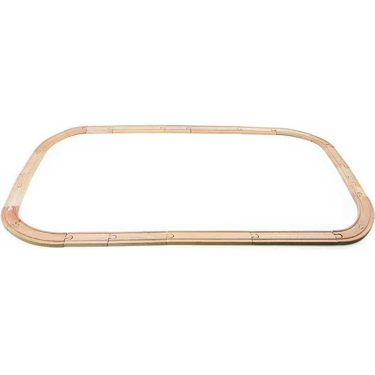 Legler 10257 Eisenbahnschienen-Set für Holzschienenbahn – Bild 1