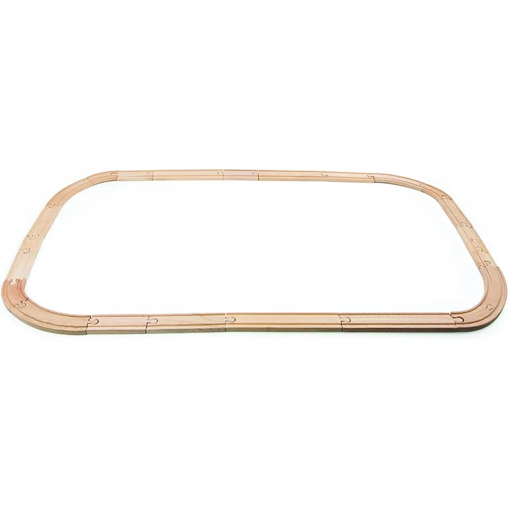 Legler 10257 Eisenbahnschienen-Set für Holzschienenbahn