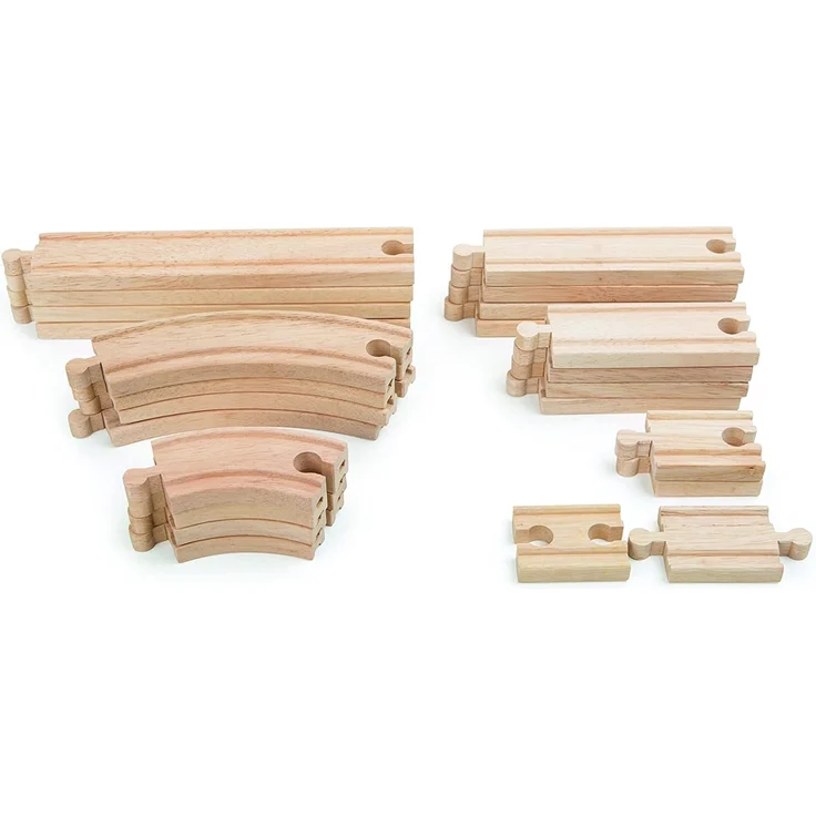 Legler 10257 Eisenbahnschienen-Set für Holzschienenbahn – Bild 3