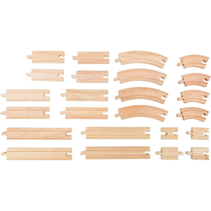 Legler 10257 Eisenbahnschienen-Set für Holzschienenbahn – Bild 2