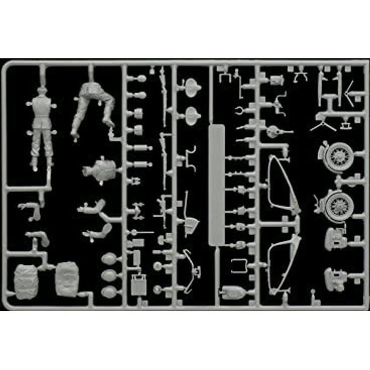 Italeri 510000317 - Figuren - 1:35 Motorrad-Gespann Zündapp KS750 – Bild 4