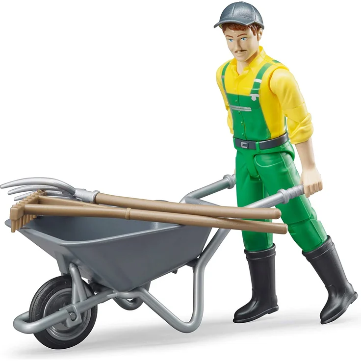 bruder 62610 Fahrzeug Figurenset Landwirt mit Zubehör – Bild 3