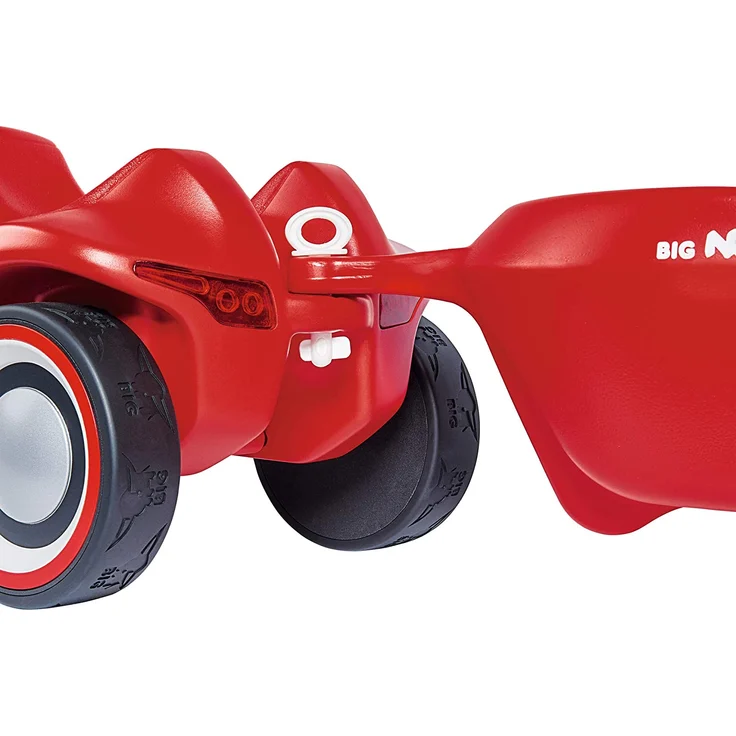 BIG Bobby-Car Neo Trailer, rot, Bobby-Car Anhänger für drinnen und draußen, für das BIG-Bobby-Car, Ladevolumen: 3 Liter, für Kinder ab 1 Jahr – Bild 3