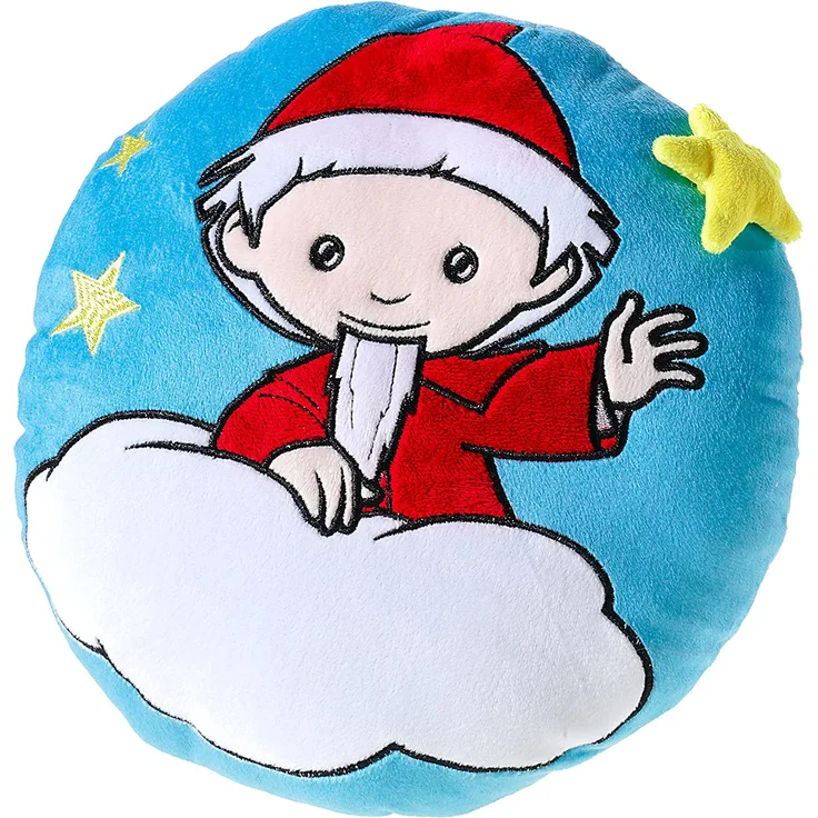 Sandmann Kissen Wolke und Sterne Dekokissen rund 25 cm
