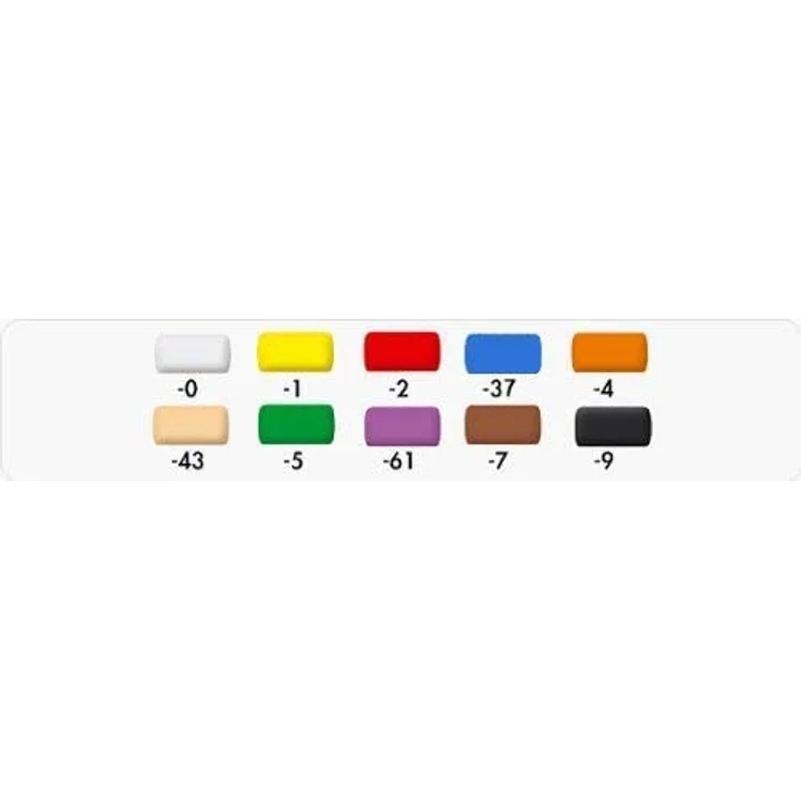 Spielknete Plastilin, weiß 1kg (5,99 € pro 1 kg) – Bild 3