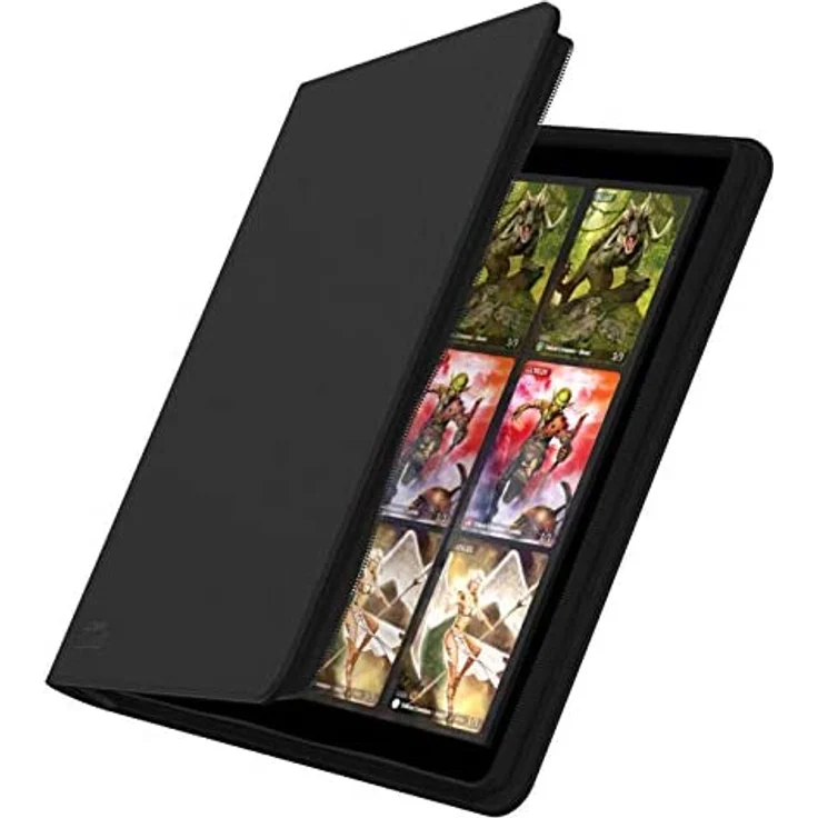 Ultimate Guard UGD010342 - 12-Pocket Quad Row Zip Folio Xeno Skin, schwarz - Preisvergleich – Bild 2