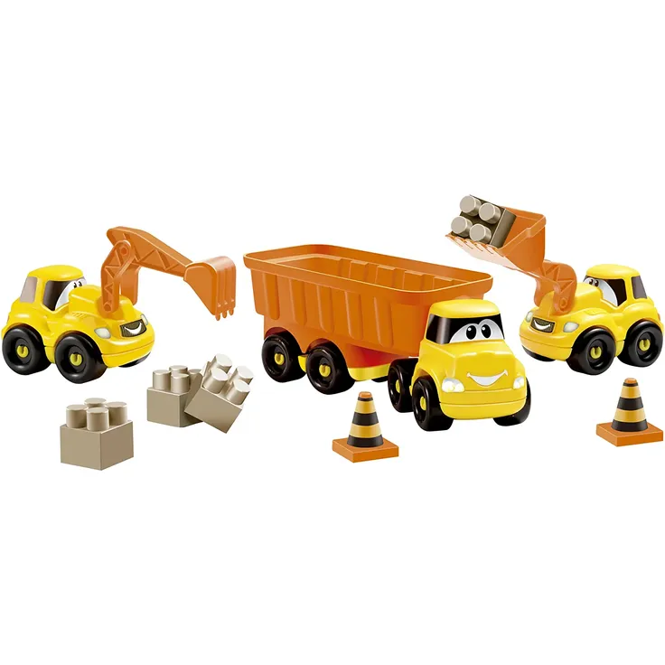 Ecoiffier 3252 - Abrick Set Baustellen Fahrzeuge