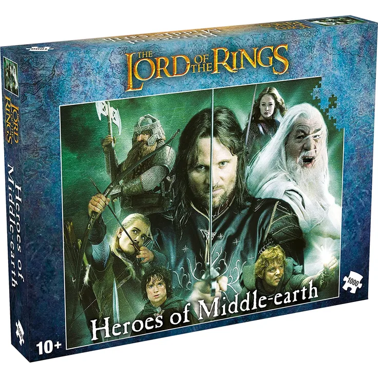 LOTR - Hereos of Middle-earth Puzzle 1000 Teile