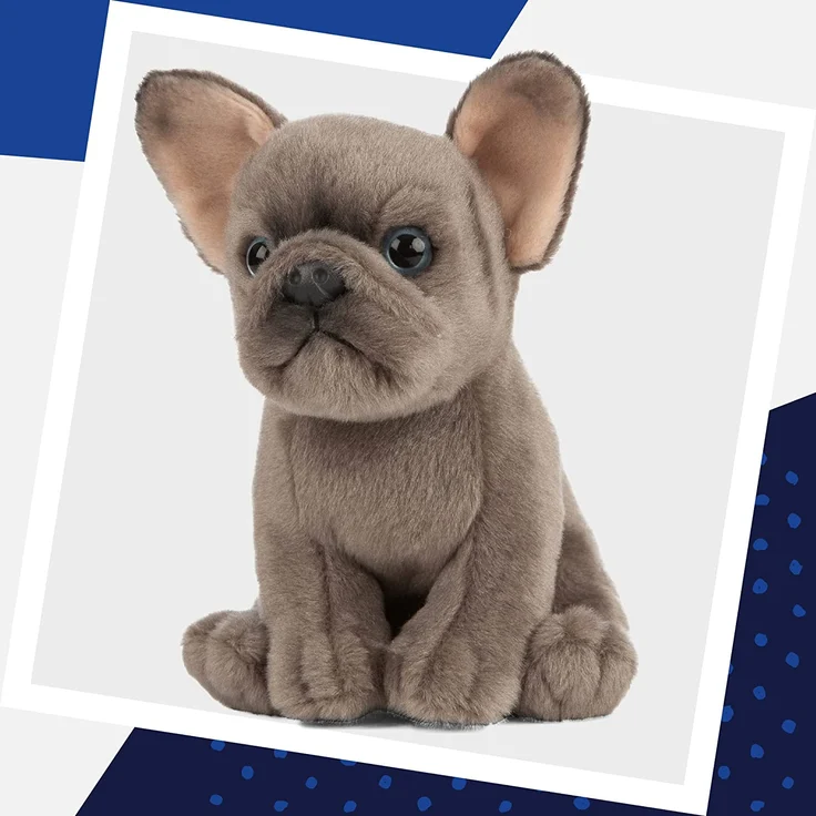 Living Nature Soft Toy - Stofftier Französische Bulldogge Welpe (16cm) – Bild 2