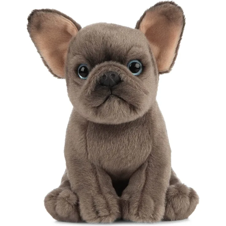 Living Nature Soft Toy - Stofftier Französische Bulldogge Welpe (16cm)