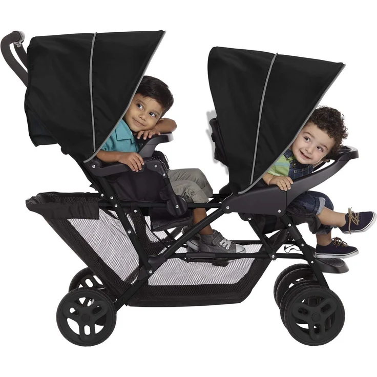 Graco 'Stadium Duo' Geschwisterwagen Black/Grey – Bild 5