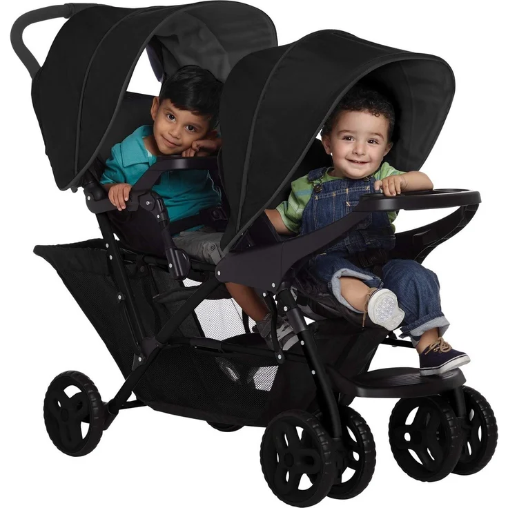 Graco 'Stadium Duo' Geschwisterwagen Black/Grey – Bild 4