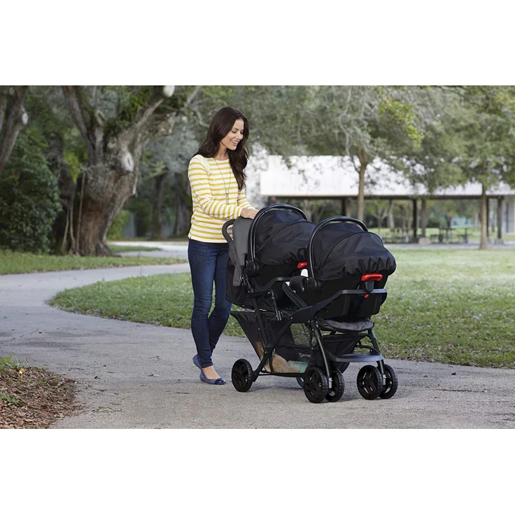 Graco 'Stadium Duo' Geschwisterwagen Black/Grey – Bild 12