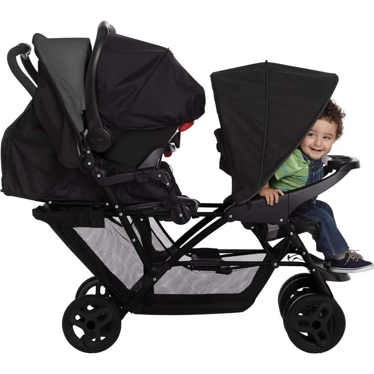 Graco 'Stadium Duo' Geschwisterwagen Black/Grey – Bild 8