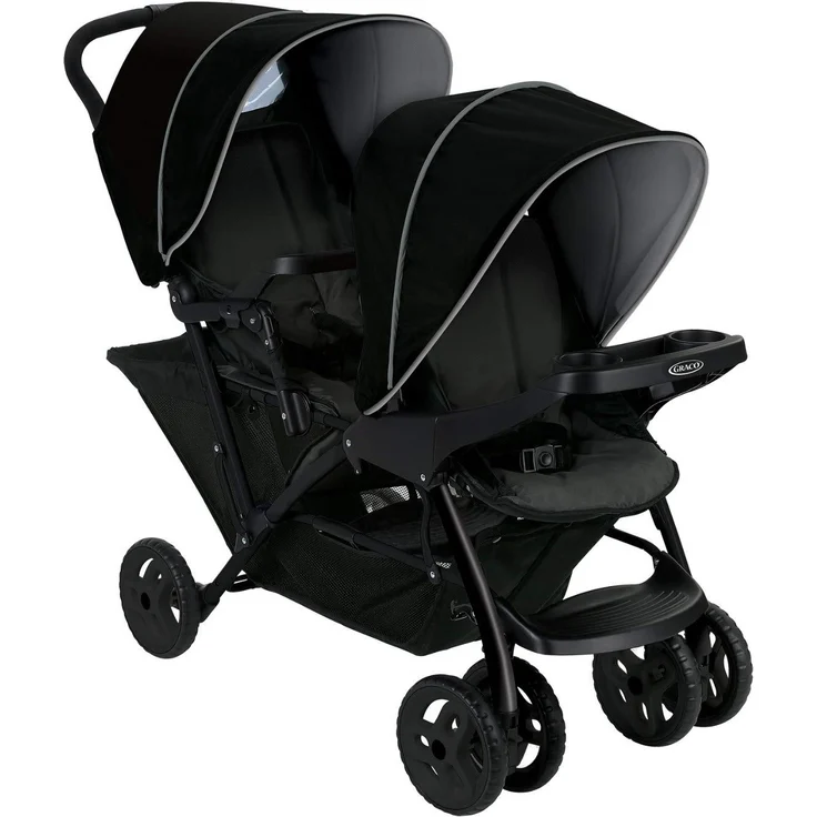 Graco 'Stadium Duo' Geschwisterwagen Black/Grey – Bild 10