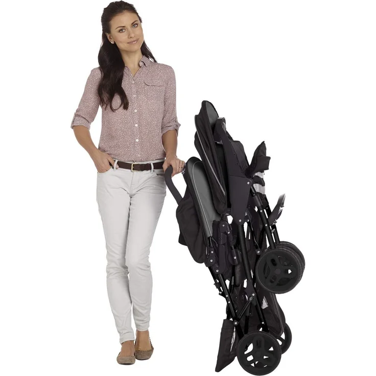 Graco 'Stadium Duo' Geschwisterwagen Black/Grey – Bild 3