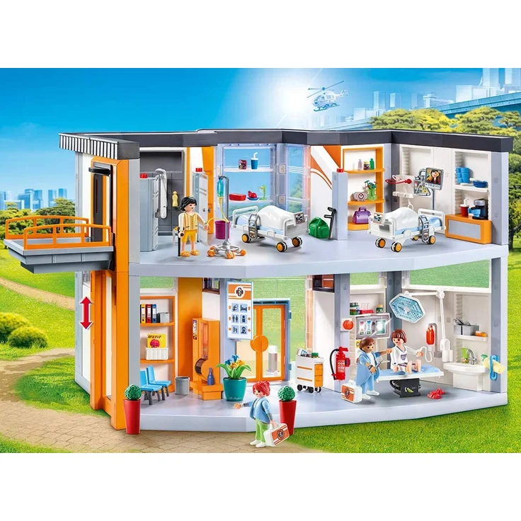 PLAYMOBIL 70190 - City Life - Großes Krankenhaus mit Einrichtung – Bild 2