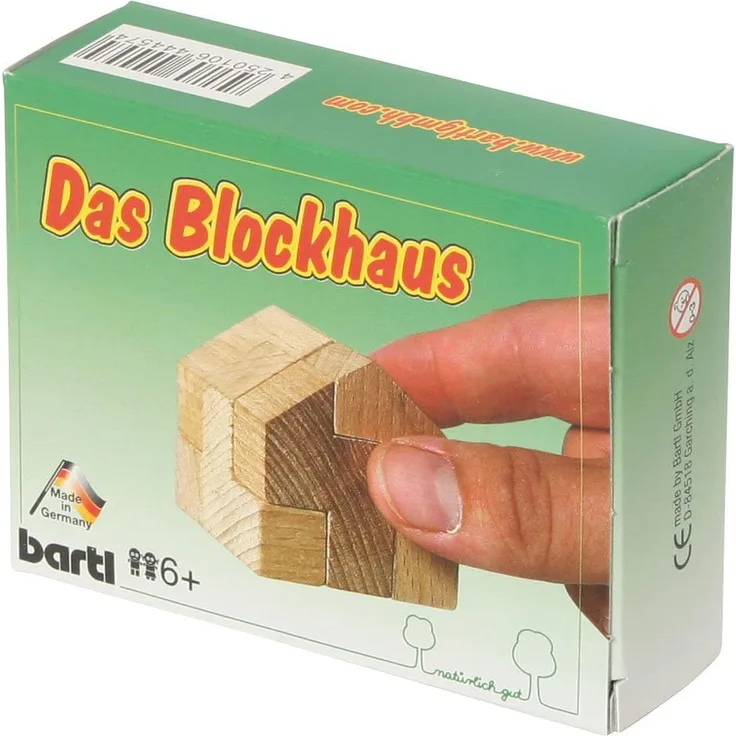 Bartl 104457 Taschenpuzzle Das Blockhaus 7 Teile