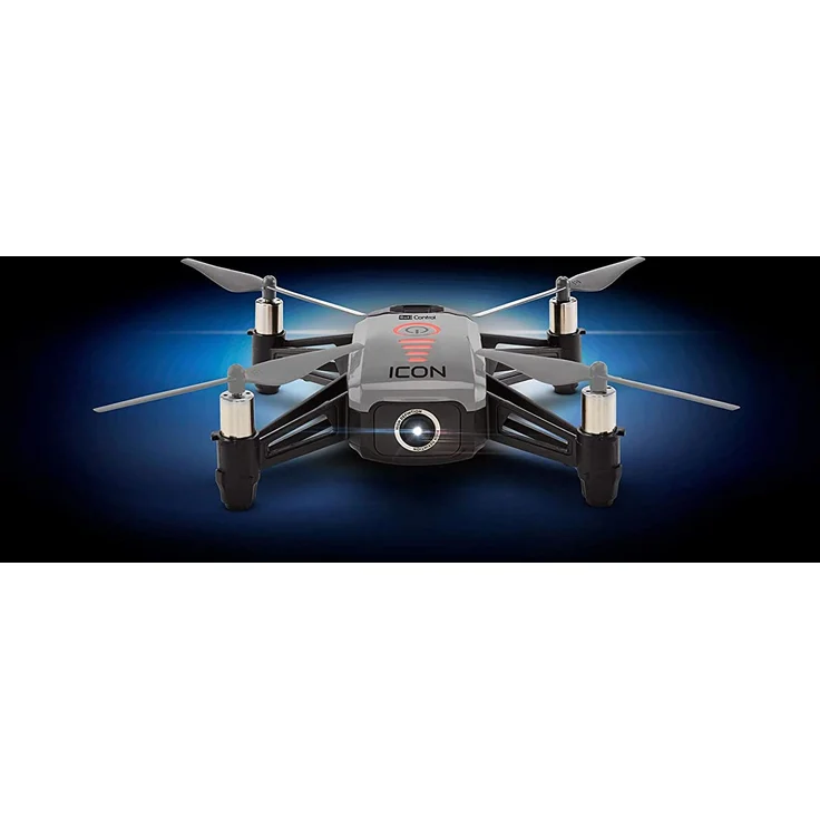 Revell Control 23825 RC Kamera-Quadcopter ICON, 720p, 2.4 GHz Fernsteuerung, auch über Smartphone-App steuerbar, Gesichtserkennung Ferngesteuerter Quadrokopter, grau/schwarz – Bild 12