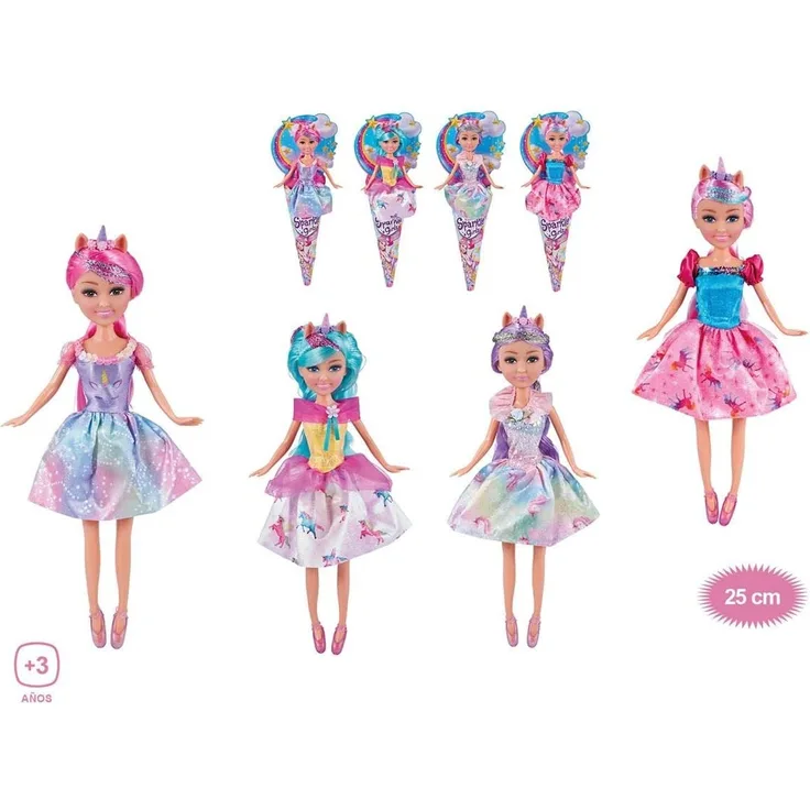 Sparkle Girlz - Modepuppe - Einhorn Prinzessin