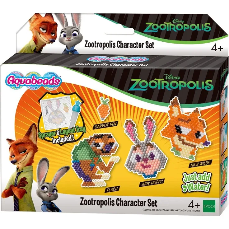 Aquabeads 30168 Zoomania Figuren Set Bastel Set für Kinder