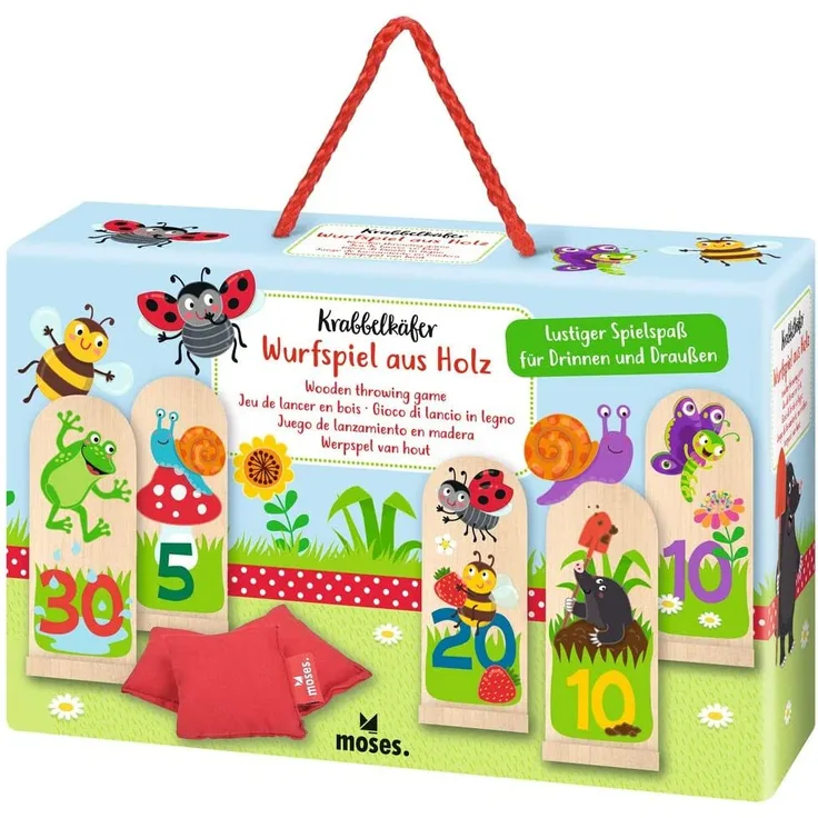 Krabbelkäfer Wurfspiel