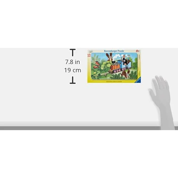 Ravensburger Kinderpuzzle 06349 - Der Maulwurf als Lokführer - Rahmenpuzzle – Bild 4