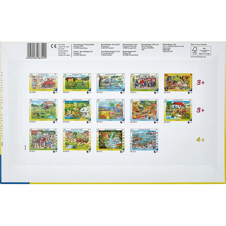 Ravensburger Kinderpuzzle 06349 - Der Maulwurf als Lokführer - Rahmenpuzzle – Bild 2