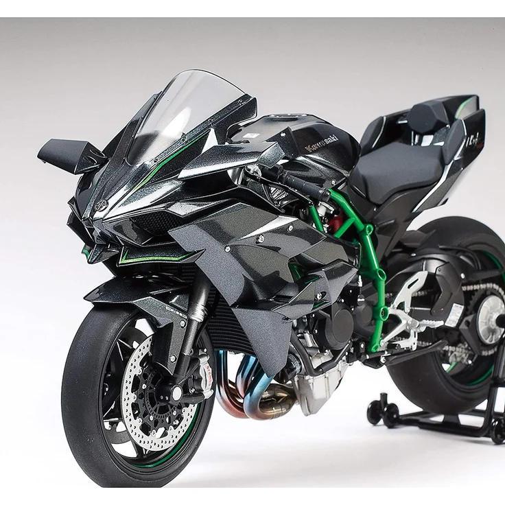 Tamiya Kawasaki Ninja H2R Motorradmodell Montagesatz 1:12 Kawasaki Ninja H2R Kunststoff Land vehicle model - Preisvergleich – Bild 2