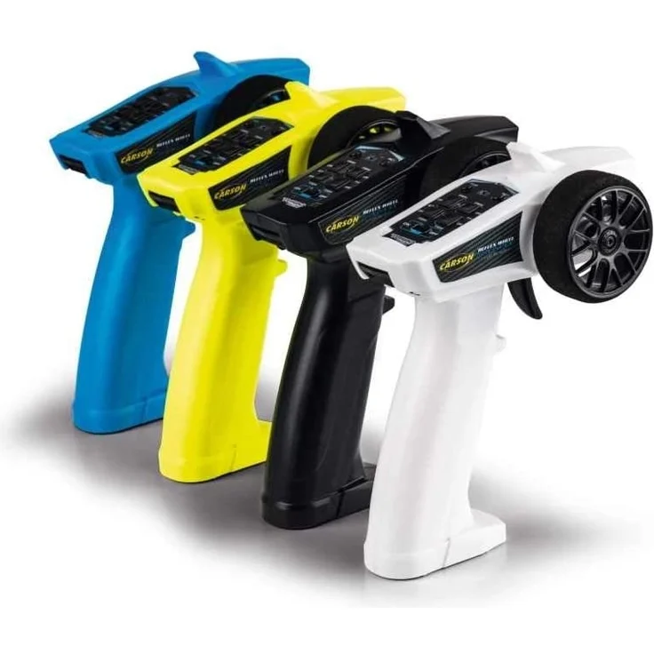 Carson 500500100 - Reflex Wheel Start 2.4G Radio, Modellbau, Zubehör, Fernsteuerung, Empfänger, 3 Kanal, Tamiya KIT kompatibel, blau – Bild 6