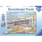 Ravensburger Puzzle 100 Teile XXL Baustelle am Flughafen