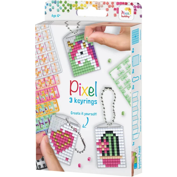 Pixel Medaillon Set Mädchen – Bild 1