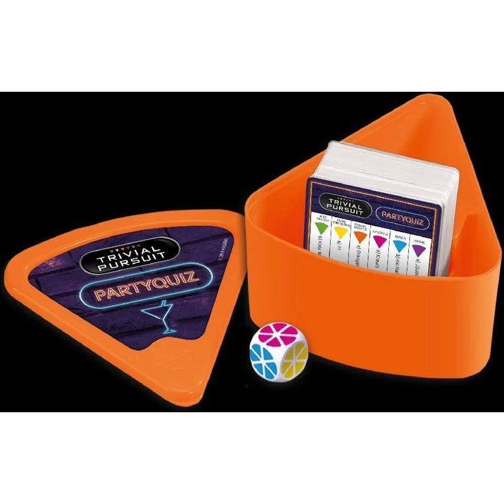 Winning Moves 11798 Trivial Pursuit Partyquiz: Wissensspiel mit 600 Fragen aus den Bereichen Reisen, Lifestyle, Kulinarisches, Filme und Serien, Wer Bin ich und Musik, Quizspiel – Bild 7