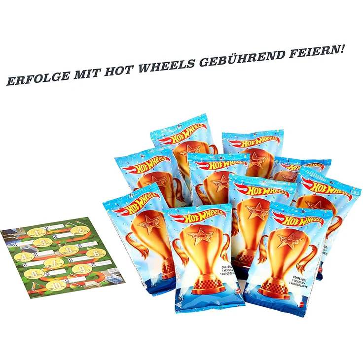 Hot Wheels GWN97 - Geschenkset mit 10 Die-Cast-Fahrzeugen im Maßstab 1:64, Spielzeug für Kinder ab 3 Jahren, zufällige Auswahl – Bild 6